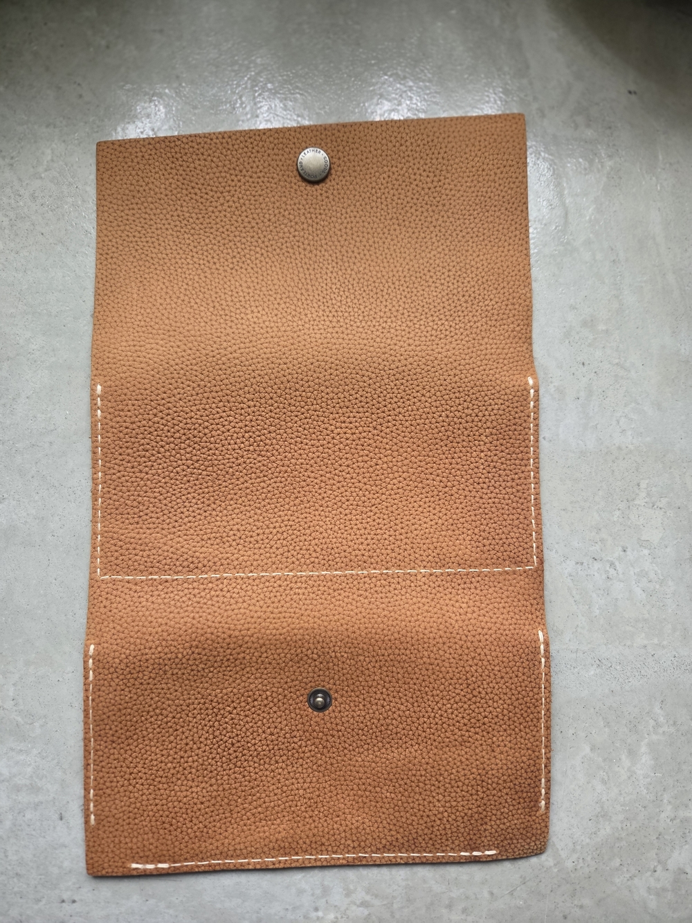 Portland Leather Tan Ranchers Wallet - Picture 3 of 3
